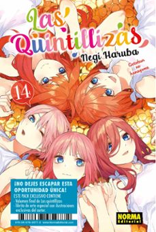 Portada de LAS QUINTILLIZAS 14 (ED. ESPECIAL INCLUYE MINIARTBOOK) (N.D.)