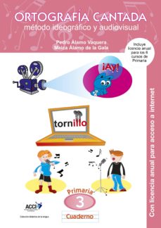 Portada de ORTOGRAFIA CANTANDA CUADERNO DE 3º PRIMARIA
