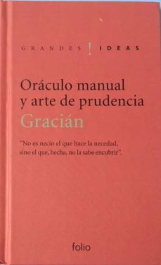 Portada de ORACULO MANUAL Y ARTE DE PRUDENCIA