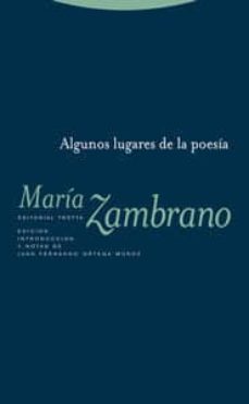 Portada de ALGUNOS LUGARES DE LA POESIA