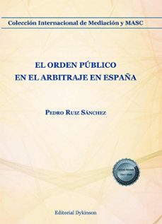 Portada de EL ORDEN PUBLICO EN EL ARBITRAJE EN ESPAÑA