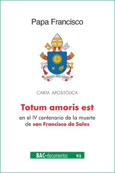 Portada de TOTUM AMORIS EST CARTA APOSTOLICA