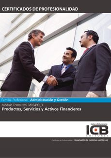 Portada de MANUAL PRODUCTOS, SERVICIOS Y ACTIVOS FINANCIEROS