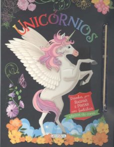 Portada de UNICORNIOS: DESENHOS PARA RASPAR