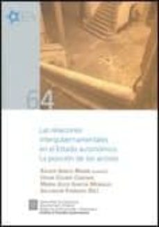 Portada de RELACIONES INTERGUBERNAMENTALES EN EL ESTADO AUTONOMICO/LAS.