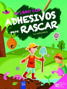 Portada de MI LIBRO CON ADHESIVOS PARA RASCAR: LA NATURALEZA
