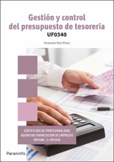 Portada de (UF0340) GESTION Y CONTROL DEL PRESUPUESTO DE TESORERIA