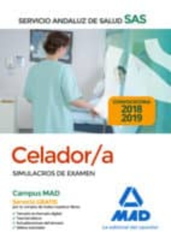 CELADOR DEL SERVICIO ANDALUZ DE SALUD. SIMULACROS DE EXAMEN