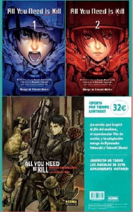 All You Need Is Kill Pack Complet 1 2 Novela Hiroshi Sakurazaka Casa Del Libro