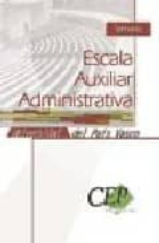 TEMARIO AUXILIAR ADMINISTRATIVO DE LA UNIVERSIDAD DEL PAIS VASCO
