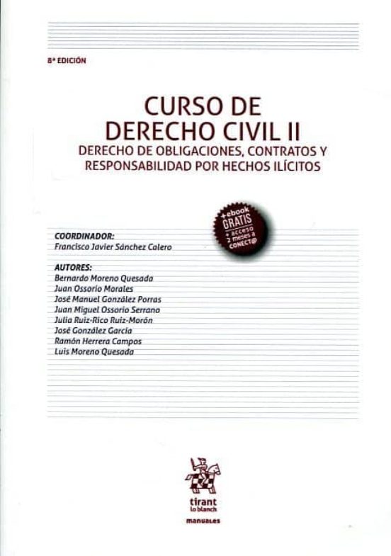 Curso De Derecho Civil Ii Derecho De Obligaciones Contratos Y Responsabilidad Por Hechos 5924