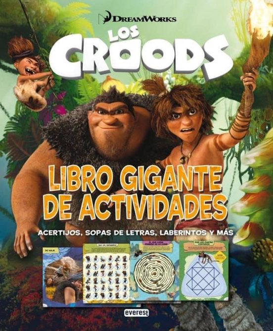 Los Croods Libro Gigante De Actividades Vv Aa Comprar Libro 9788444169552