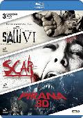 saw vi + scar + piraña 3d (blu-ray)-8435153735073 saw vi + scar + piraña 3d (blu-ray)-8435153735073